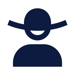 Farmer icon, Sharp Solid style