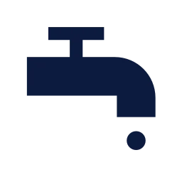 Faucet icon, Sharp Solid style