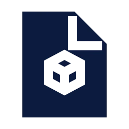 File 3d icon, Sharp Solid style