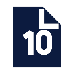 File binary icon, Sharp Solid style