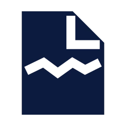 File broken icon, Sharp Solid style