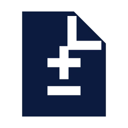 File diff icon, Sharp Solid style