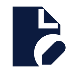 File edit icon, Sharp Solid style