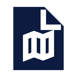 File map icon, Sharp Solid style