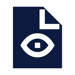 File preview icon, Sharp Solid style