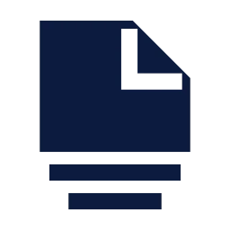 File stack icon, Sharp Solid style