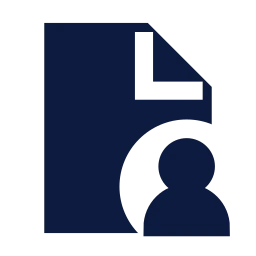 File user icon, Sharp Solid style