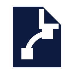 File vector icon, Sharp Solid style