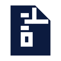 File zip icon, Sharp Solid style