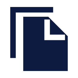Files icon, Sharp Solid style