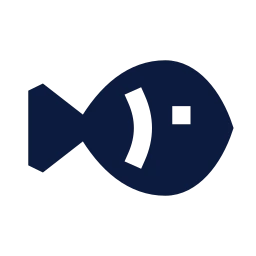 Fish icon, Sharp Solid style