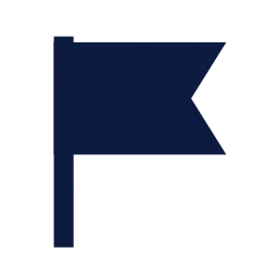 Flag icon, Sharp Solid style
