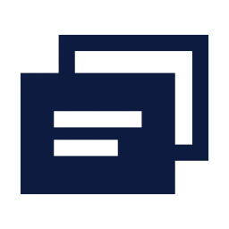 Flashcards icon, Sharp Solid style