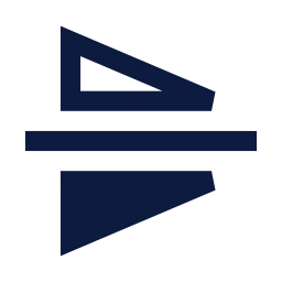 Flip vertical icon, Sharp Solid style