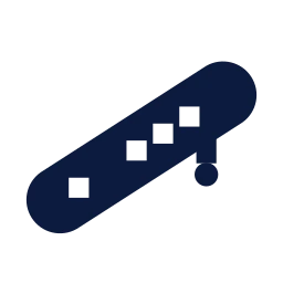 Flute icon, Sharp Solid style