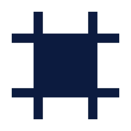 Frame icon, Sharp Solid style