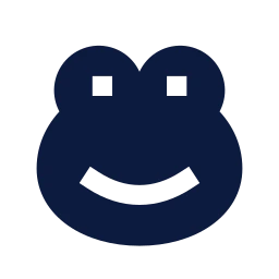 Frog icon, Sharp Solid style
