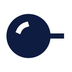 Frying pan icon, Sharp Solid style