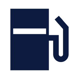 Fuel pump icon, Sharp Solid style