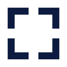 Fullscreen icon, Sharp Solid style