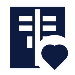 Gym locker heart icon, Sharp Solid style