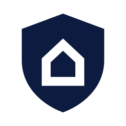 Home insurance icon, Sharp Solid style