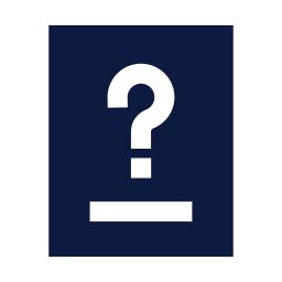 Information request icon, Sharp Solid style