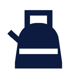 Kettle icon, Sharp Solid style