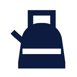 Kettle icon, Sharp Solid style