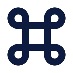 Keyboard command icon, Sharp Solid style