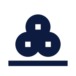 Laddoo icon, Sharp Solid style