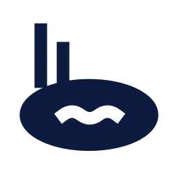 Lake icon, Sharp Solid style