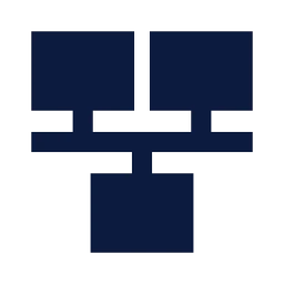 Lan icon, Sharp Solid style