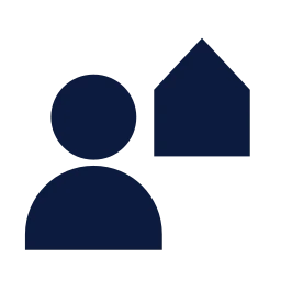 Landlord icon, Sharp Solid style