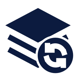 Layers refresh icon, Sharp Solid style