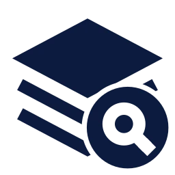 Layers search icon, Sharp Solid style