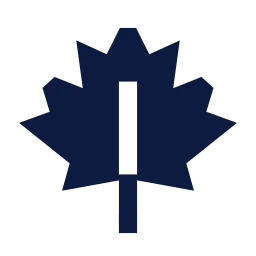 Leaf maple icon, Sharp Solid style