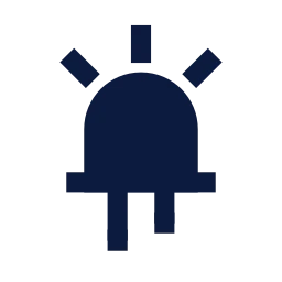 Led icon, Sharp Solid style