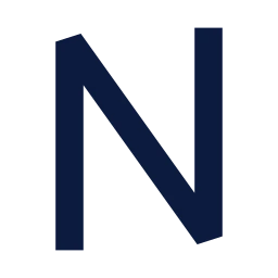 Letter n icon, Sharp Solid style