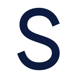 Letter s icon, Sharp Solid style
