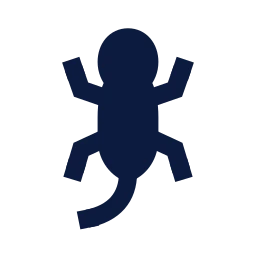 Lizard icon, Sharp Solid style