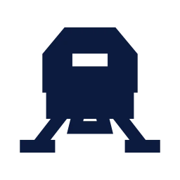 Lunar lander icon, Sharp Solid style