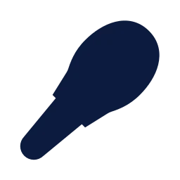 Makeup brush icon, Sharp Solid style