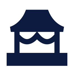 Mandap icon, Sharp Solid style