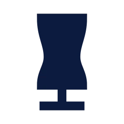 Mannequin icon, Sharp Solid style