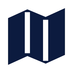 Map icon, Sharp Solid style