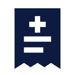 Medical bill icon, Sharp Solid style