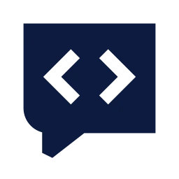 Message code icon, Sharp Solid style