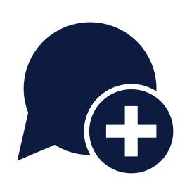 Message plus icon, Sharp Solid style