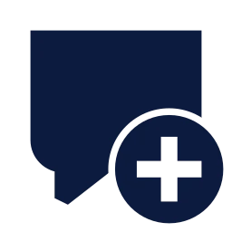 Message square plus icon, Sharp Solid style